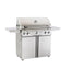 AOG 36-in "L" Series Stand Alone Propane Gas Grill with Backburner, Side Burner, and Rotisserie Kit36PCL
