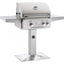 American Outdoor Grill T-Series 24-Inch 2-Burner Natural Gas Grill On Pedestal With Rotisserie - 24NPT
